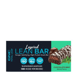 Barre GNC Total Lean Layered Lean Bar Chocolat Menthe ingrédients et valeurs sur l’étiquette.