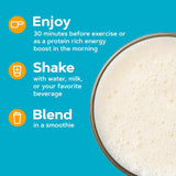 Emballage Lean Shake Burn Vanilla Creme avec mode d’emploi.