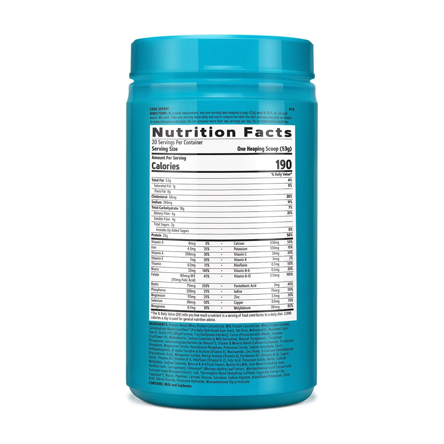 GNC Total Lean Mélange protéiné Slimvance Stim moka espresso, verre prêt et goût agréable