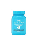 GNC Total Lean Phase 2, bouteille de capsules, soutien potentiel au contrôle des glucides après les repas.