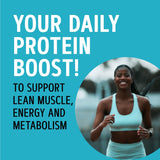Smoothie matin avec GNC Total Lean Zéro Sucre Protéine énergie douce
