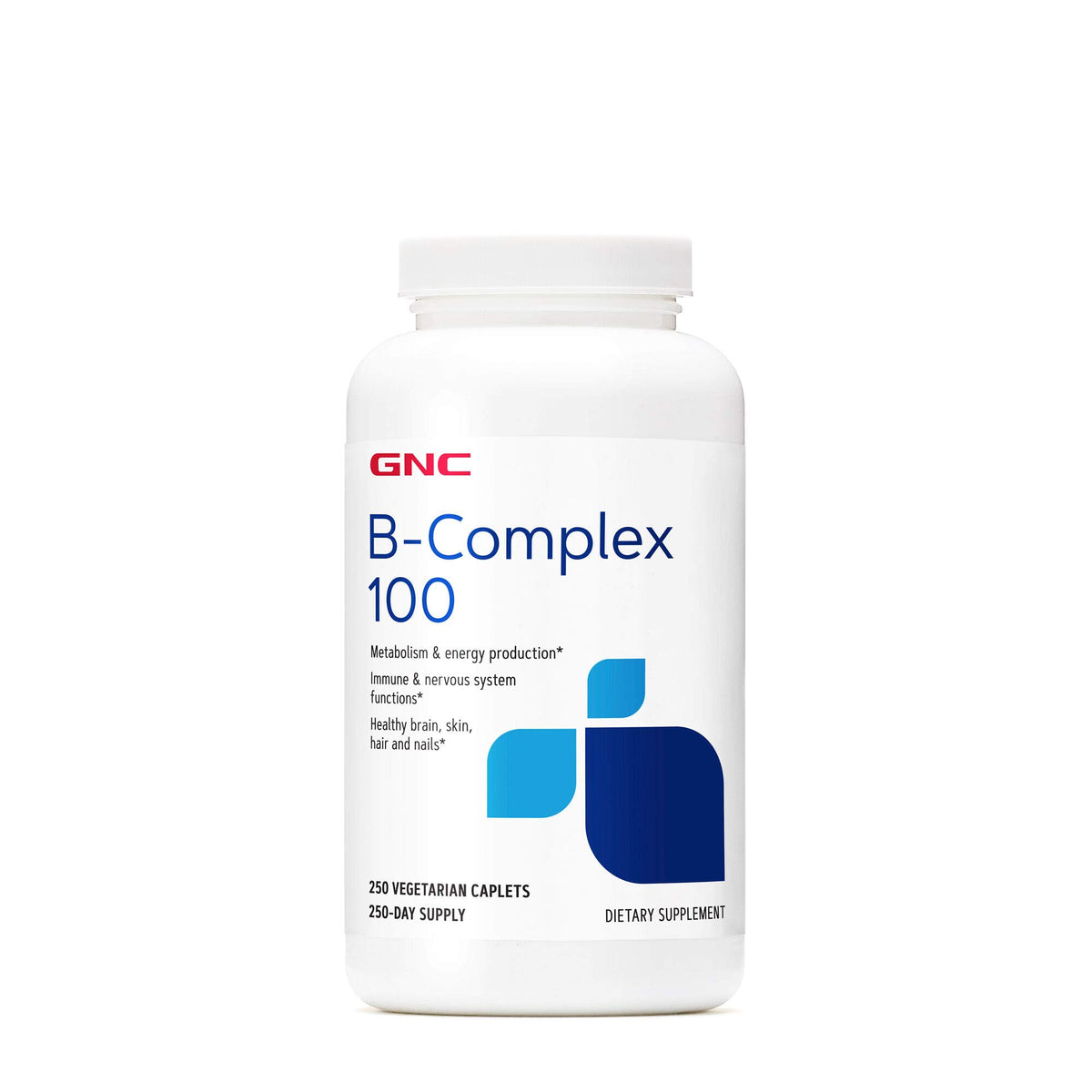 GNC vitamine B complexe 100: capsule simple pour soutenir l'énergie.