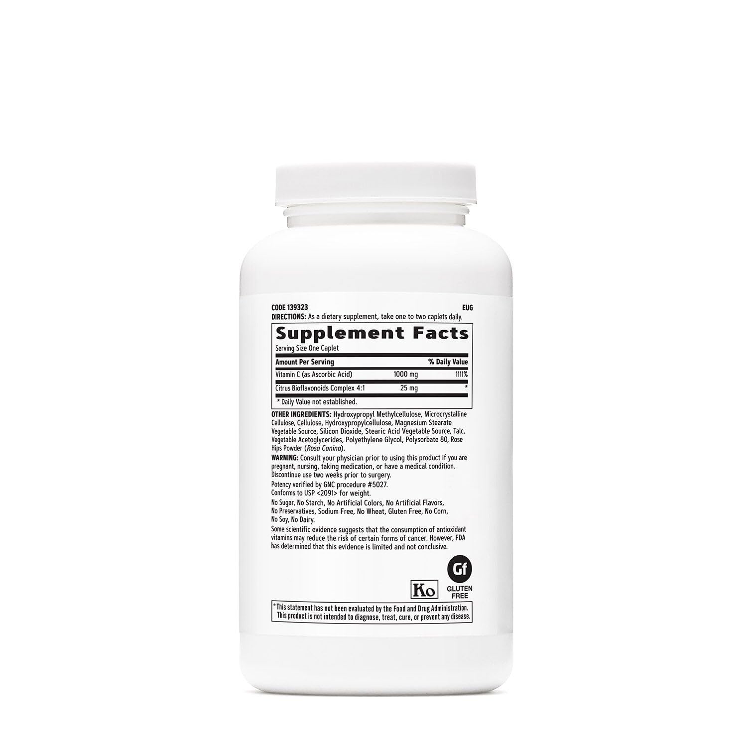 GNC pack double de Vitamine C pour usage quotidien pratique et économique.
