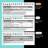 GNC Vitapak Etiquette Santé – informations claires sur le produit