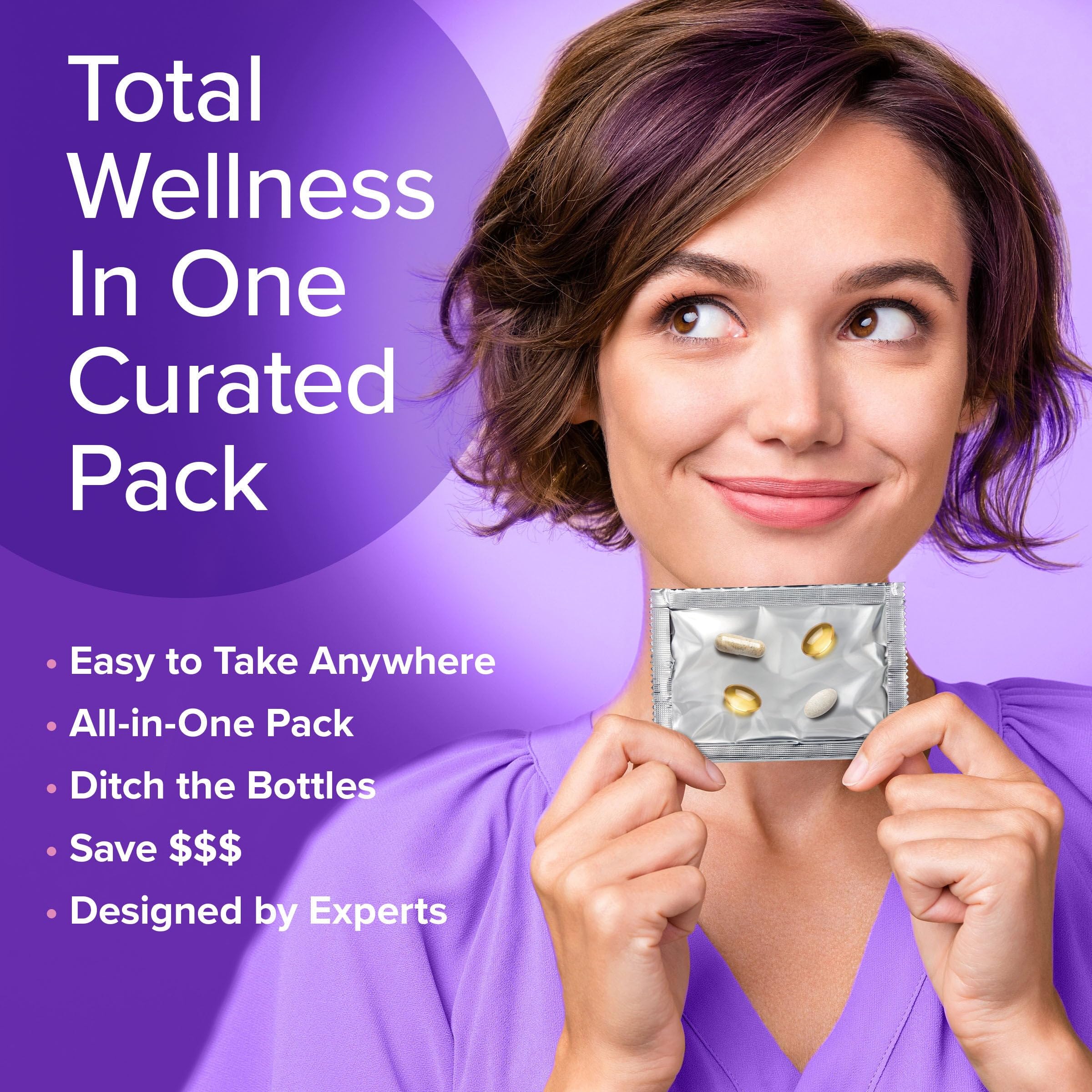 GNC Vitapak Stress pour Femmes – pack complet avec trois formules coordonnées
