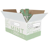 Go Essentials rince-bouche menthe en paquets individuels, pratique et frais.