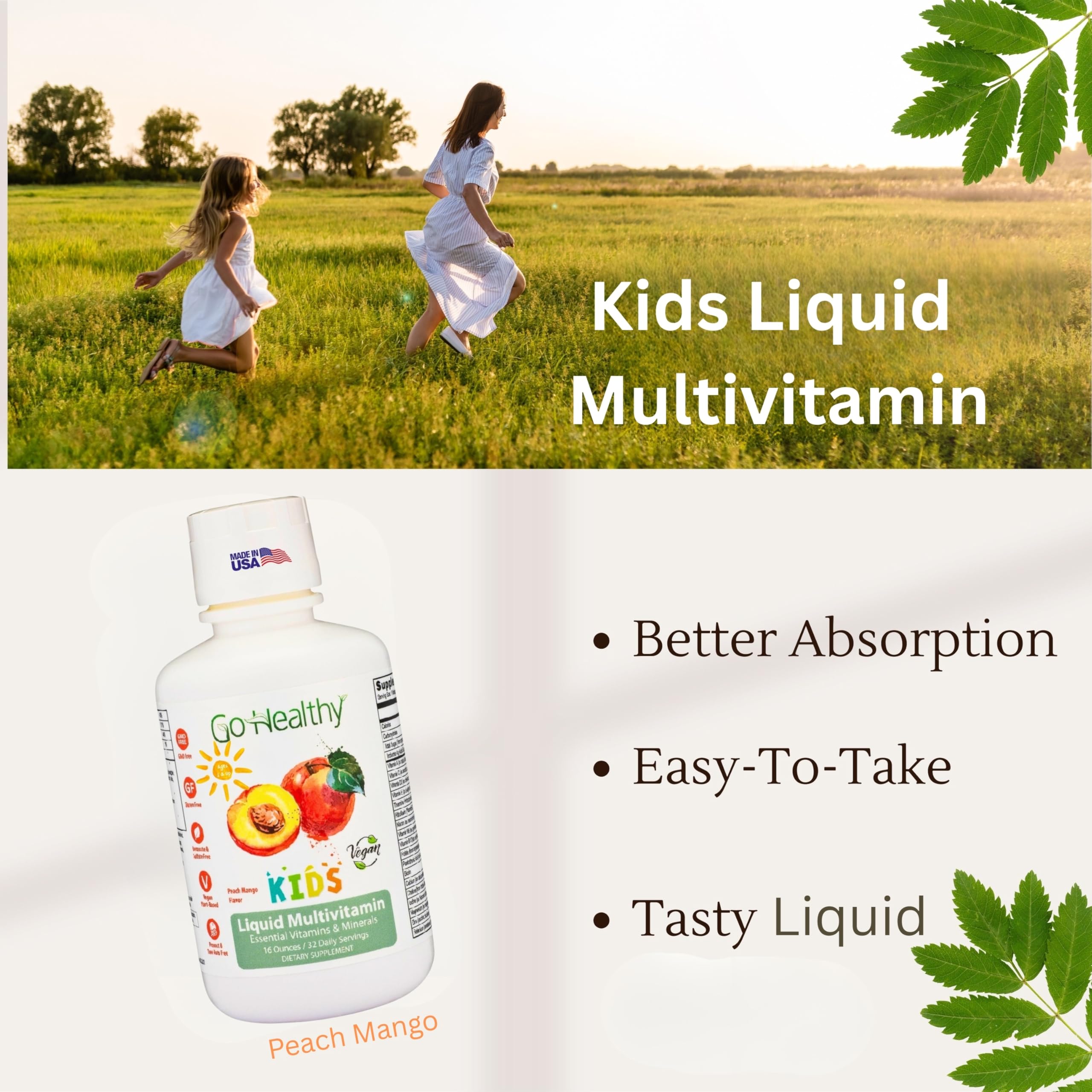 Go Healthy Natural doseur inclus, dose précise pour usage quotidien.