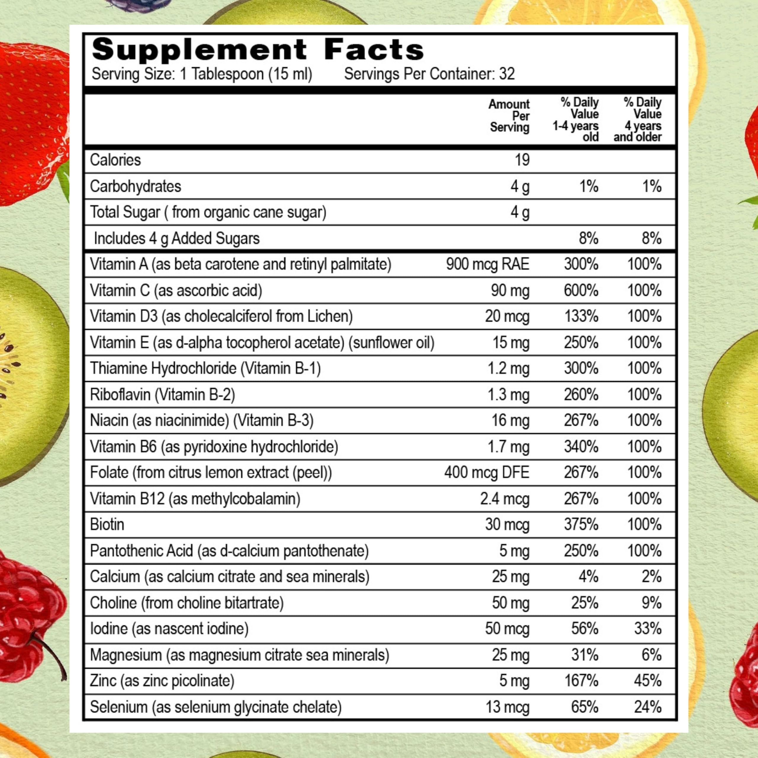 Go Healthy Natural soutien immunitaire potentiel grâce au mélange fruité.