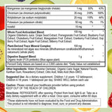 Go Healthy Natural vegan et sans allergènes, flacon sûr pour divers régimes.