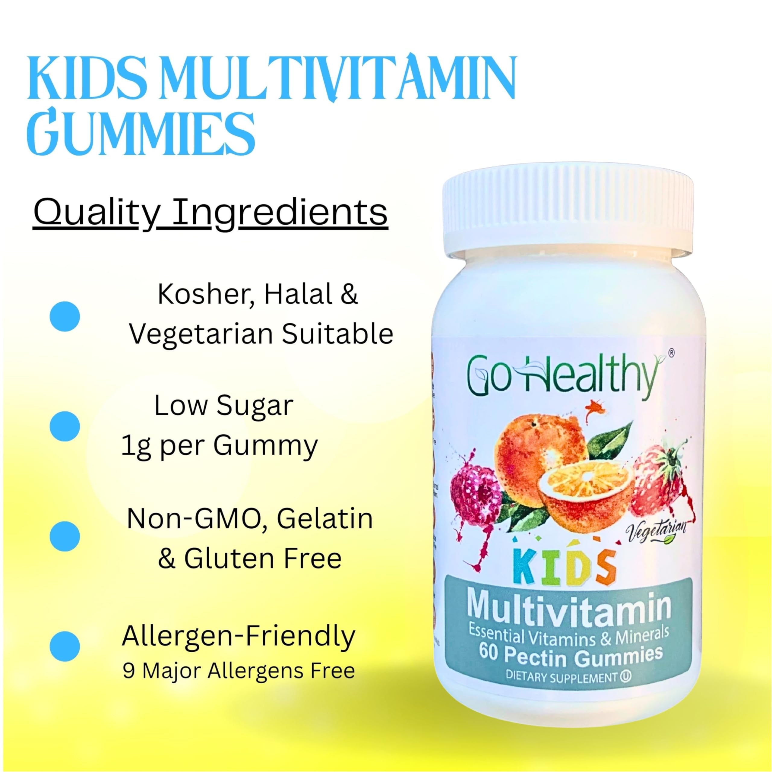 Gommes Go Healthy Natural — prise quotidienne facile