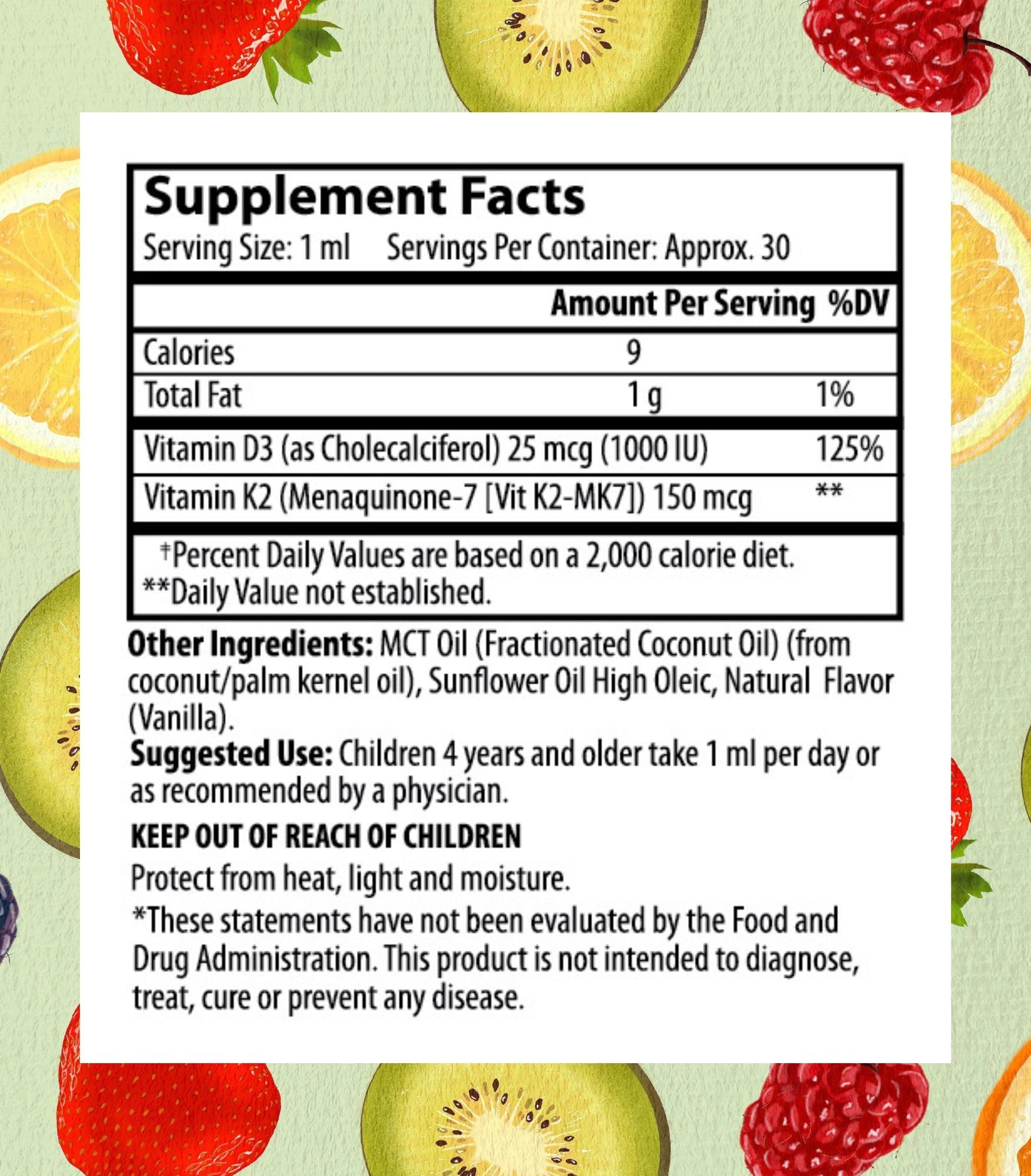 Go Healthy Natural sans allergènes, vitamine enfants, formule sûre et adaptée