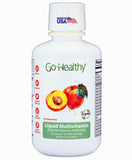Go Healthy Vitamines liquides – bouteille Peach Mango prête à l usage quotidien