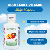 Go Healthy Vitamines liquides – ingrédients végan à base de fruits