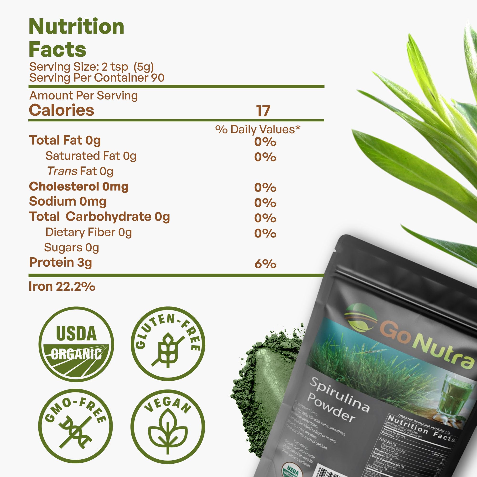 Go Nutra Spiruline dans diverses recettes, intégration facile et savoureuse.