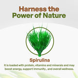 Go Nutra Spiruline dans une salade, ajoute des vitamines essentielles.