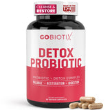 GOBIOTIX Détox Probiotique – bouteille de capsules soutenant la digestion au quotidien.