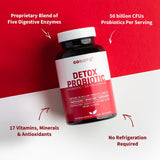 GOBIOTIX Détox Probiotique – prise quotidienne facile avec des capsules véganes.