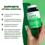 GoBiotix Digestive Enzymes – ingrédients clés et prébiotiques visibles