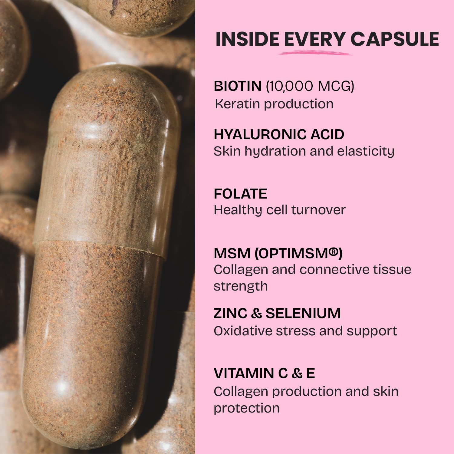 Étiquette GOBIOTIX affichant les vitamines et minéraux
