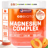 GoBiotix Magnésium Glycinate poudre, etiquette sur flacon, intégration facile à la routine.