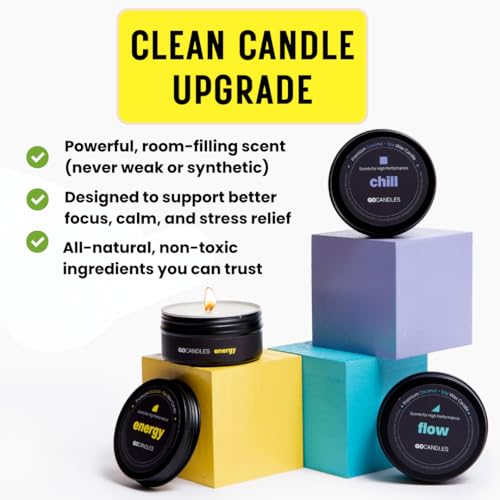GOCANDLES Détails ingrédients sans parabènes et phtalates, vegan.