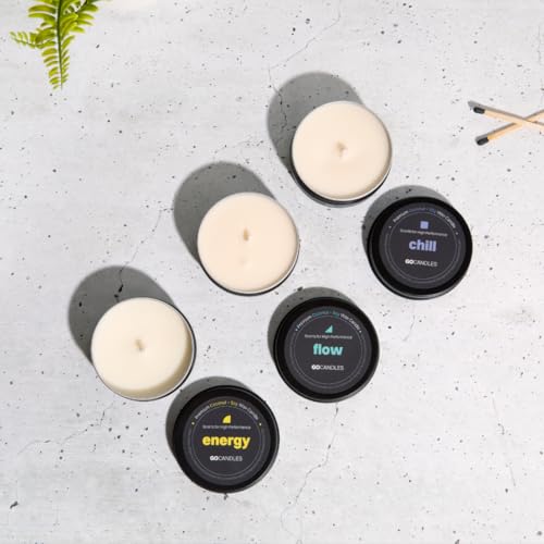 GOCANDLES Lueur douce et durable, idéale pour la détente à la maison.