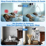 Godboat CPAP: deux accroches pour masque et tube, rangement propre.