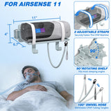 Godboat CPAP: tuyau rotation 180 pour éviter torsions et nœuds.