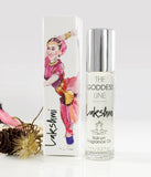 Lakshmi The Goddess Line, utilisation roll-on, parfum rassurant et unisexe.