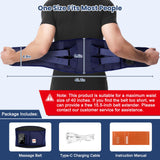 GoFujuco ceinture chauffante pour taille et abdomen, ajustement confortable et sûr