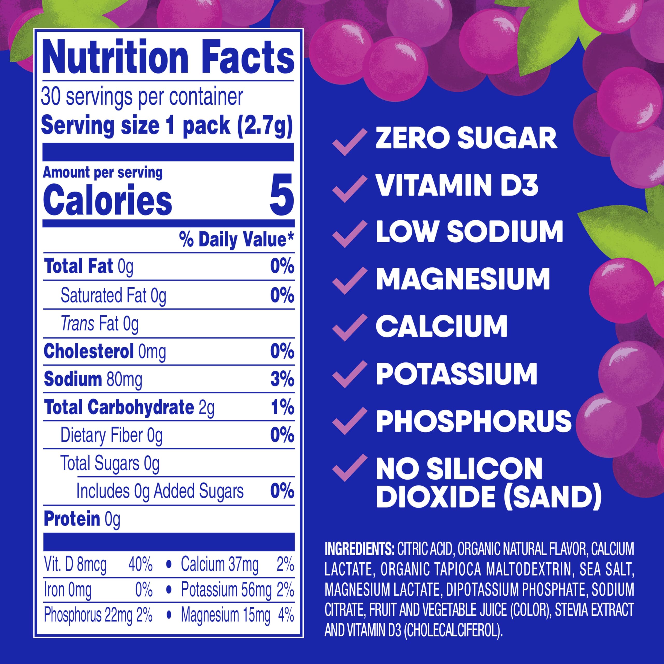 GoHydrate: sans sucre, option hydratation sans édulcorants artificiels.