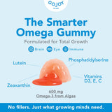 Étiquette DHA et EPA sur l'emballage GOJOY NATURALS pour enfants