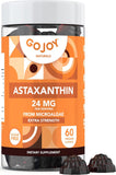 GOJOY NATURALS gommes Astaxanthine 24 mg, dosage pratique pour le quotidien.