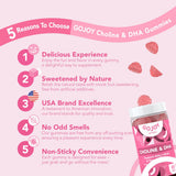 dose choline-dha dans les gommes GOJOY NATURALS pour soutien quotidien