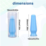 Goktvai inserteur bleu avec piston en silicone pour une insertion précise et douce.