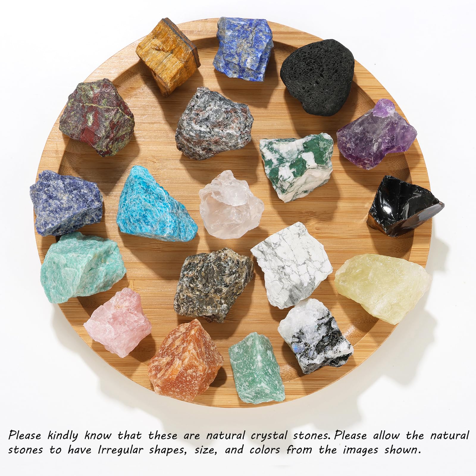 GolbalJew Apatite brut pierres cadeau originale pour amateurs de cristaux.