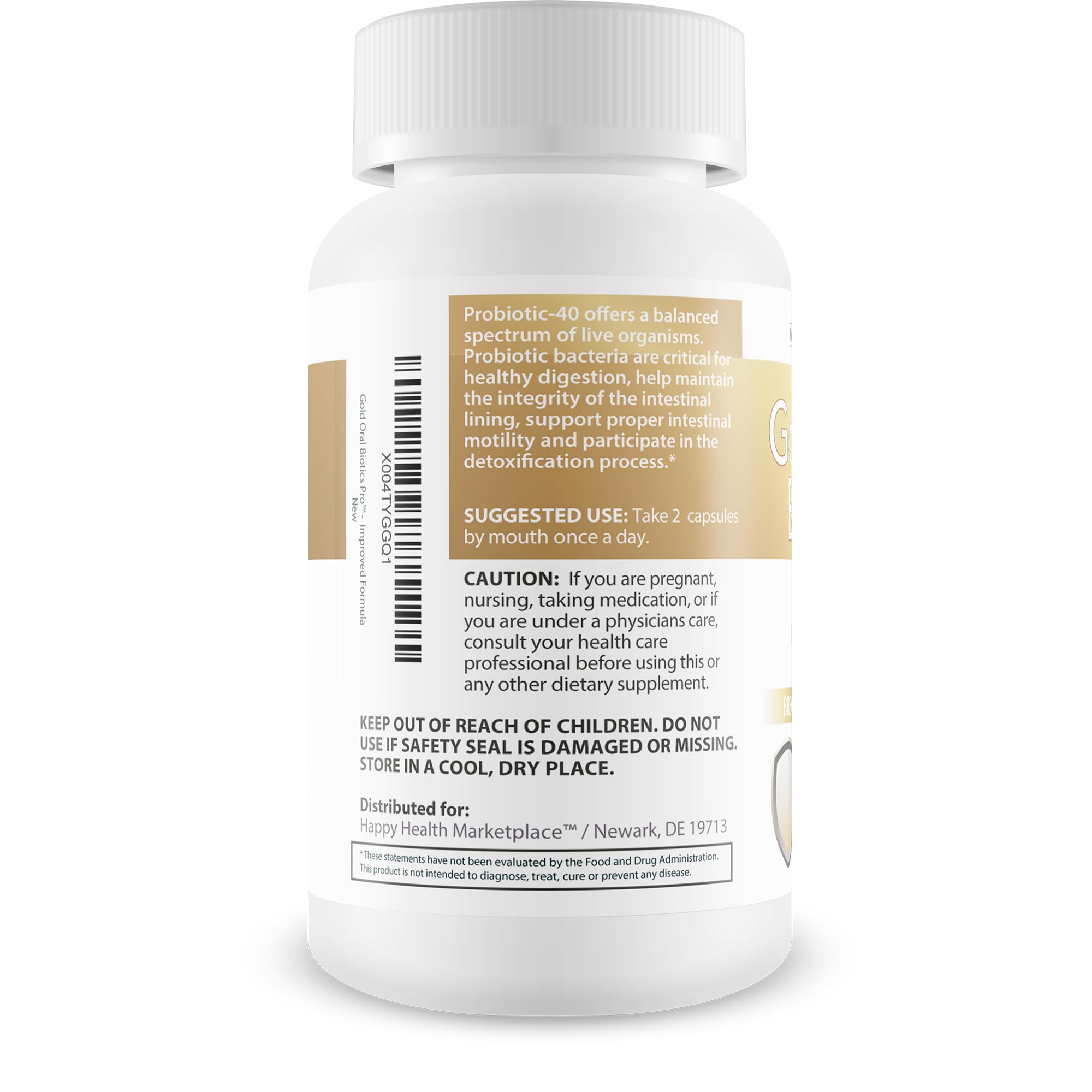 Gold Oral Biotics Pro, bouche saine et fraîcheur durable au quotidien.
