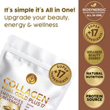 Gold Vital Life peau éclatante et hydratée grâce au collagène.