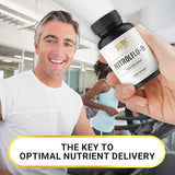 Capsules NitrolFlo-9, emballage pratique pour une prise quotidienne.