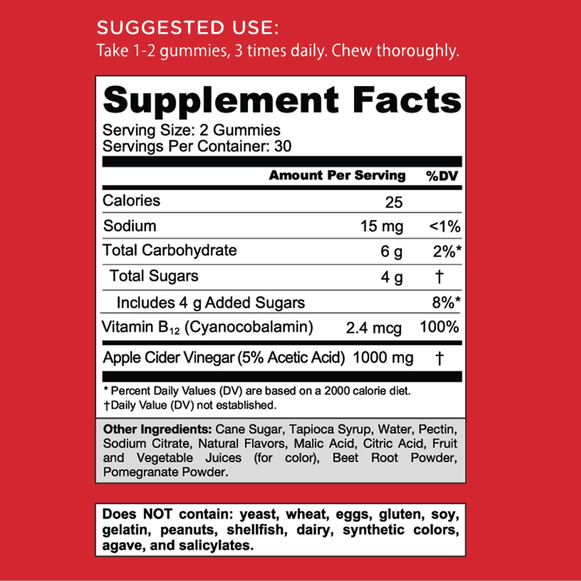 Formule brevetée Goli ACV Gummies offrant une expérience gustative fiable.