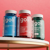 Goli ACV Gummies vegan et sans gélatine adaptés à divers régimes.