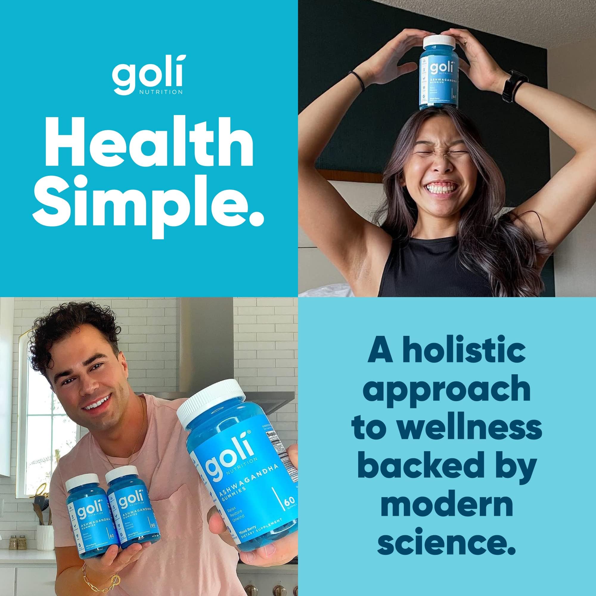 Goli Ashwagandha : utilisation quotidienne simple et pratique.