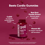 Goli Beets Cardio: gros plan sur le CoQ10, antioxydant potentiel.