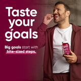Routine quotidienne facile avec Goli Beets Cardio et deux gommes par jour.