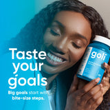 Goli Ashwagandha: produit végan et sans gluten, pratique au quotidien.