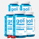 Goli Ashwagandha Gummies zéro sucre, soutien relaxation et énergie naturelle.