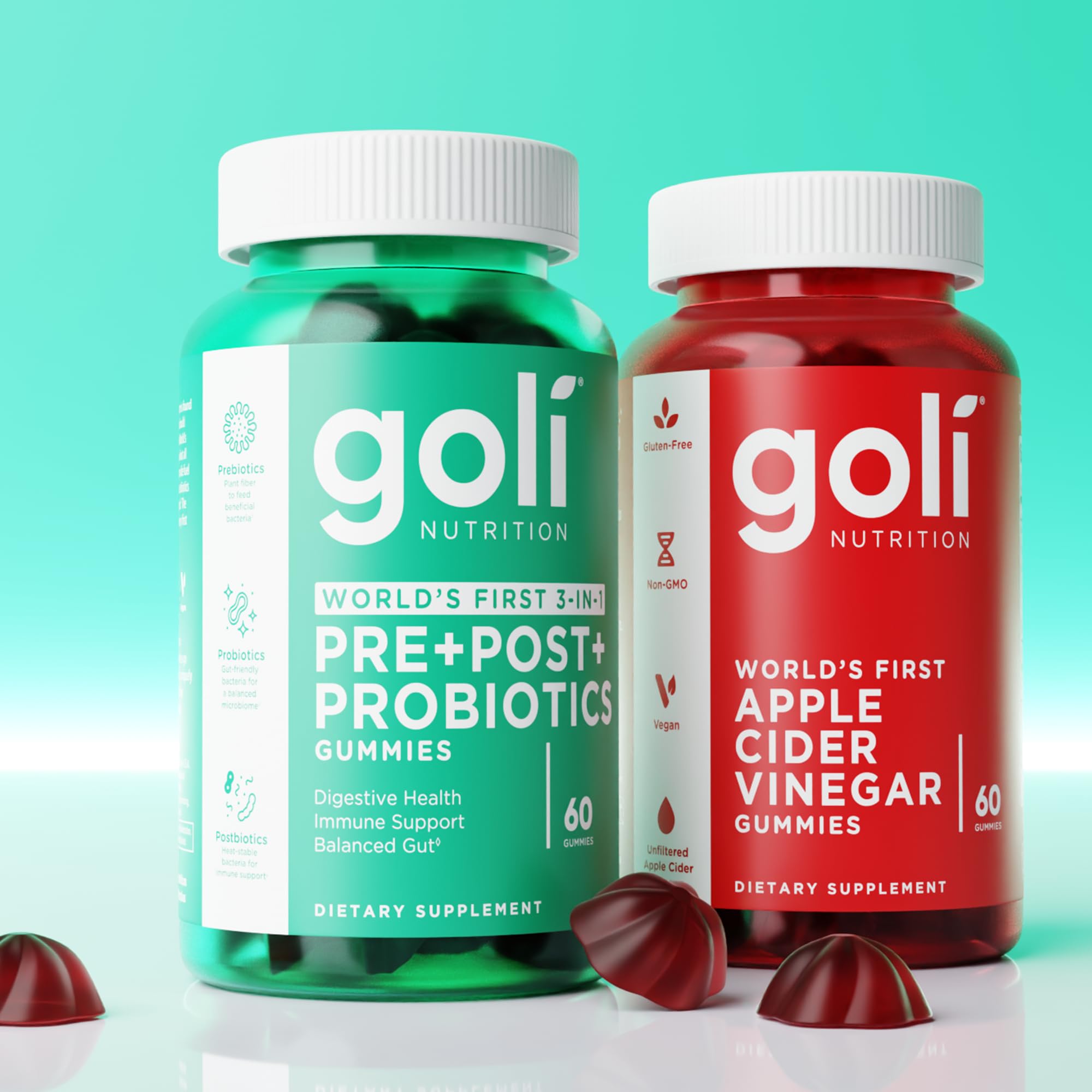Goli gommes fabriqué aux États‑Unis avec normes cgmp