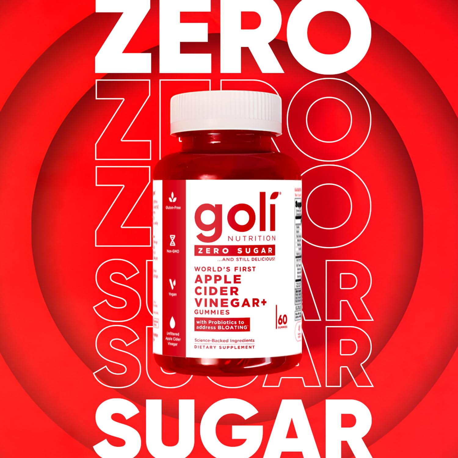 Goli ACV Gummies sans sucre: formule adaptée au keto