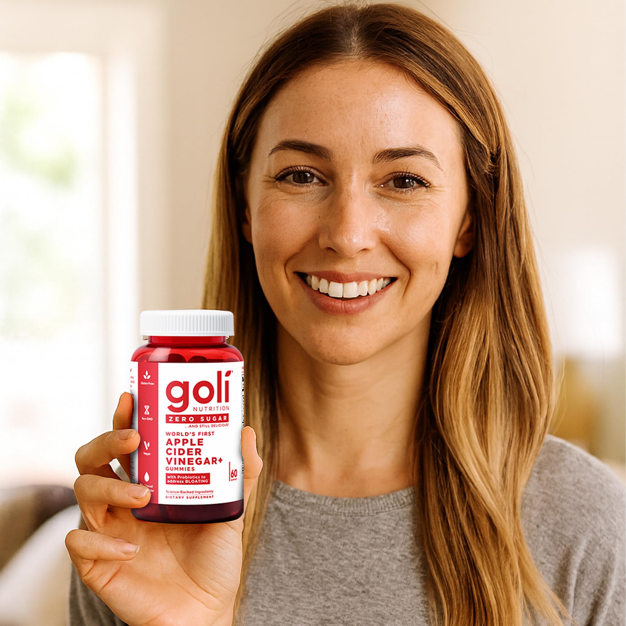 Goli ACV Gummies utilisation quotidienne: saveur pomme agréable