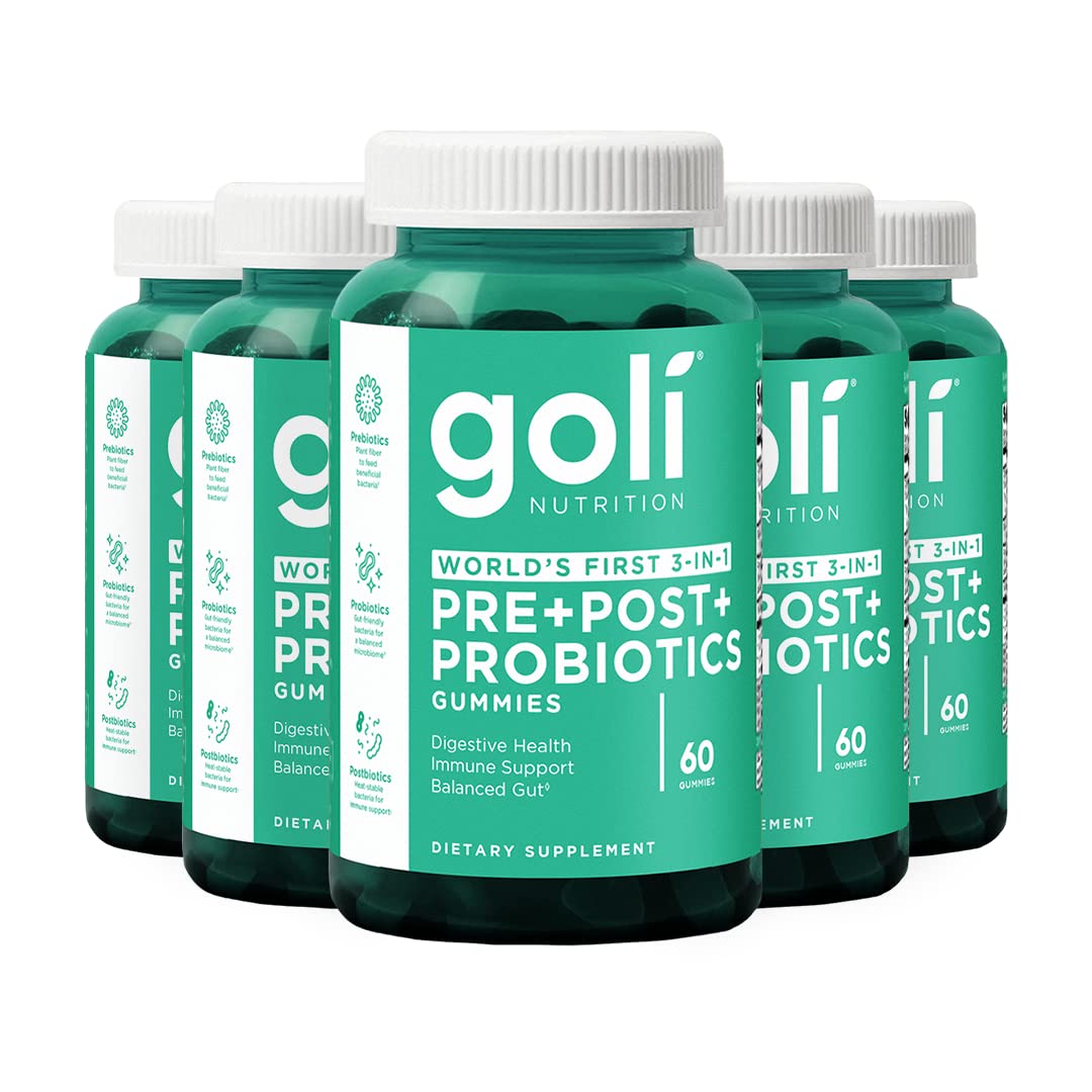 Goli Prepostprobiotiques gommes boîte visible pour une routine quotidienne pratique